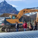 Ushuaia: EL INTENDENTE RECORRIÓ LAS OBRAS DEL INGRESO A LA CIUDAD Y LA ROTONDA DEL INDIO